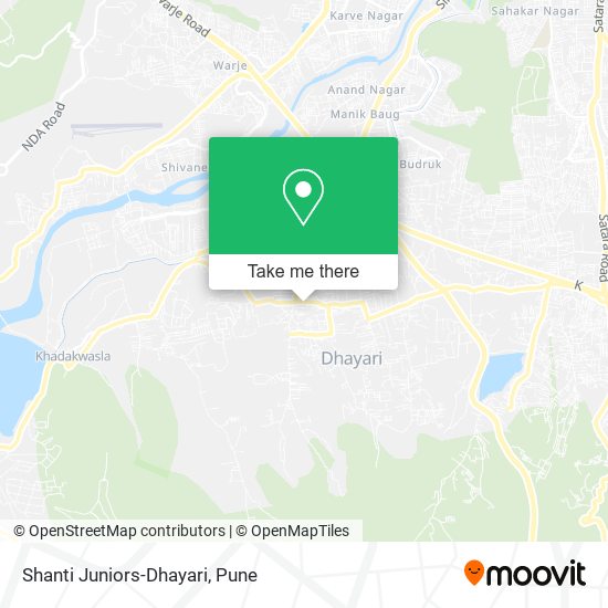 Shanti Juniors-Dhayari map