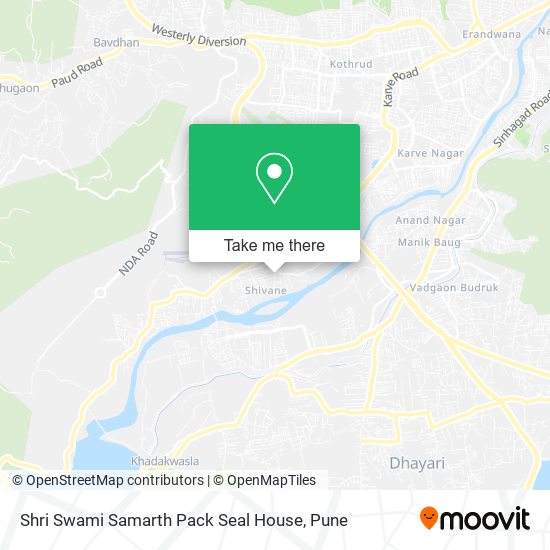 Shri Swami Samarth Pack Seal House map