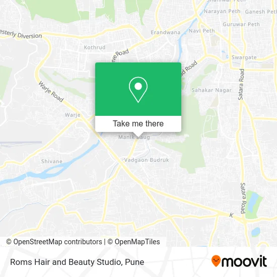 Roms Hair and Beauty Studio map