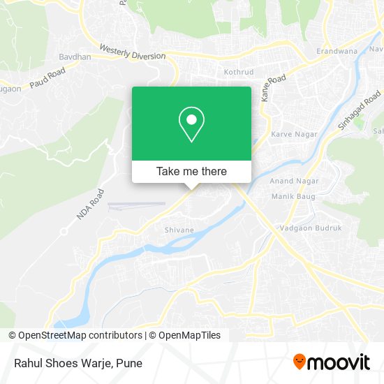 Rahul Shoes Warje map