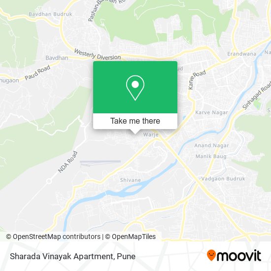 Sharada Vinayak Apartment map