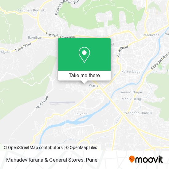 Mahadev Kirana & General Stores map