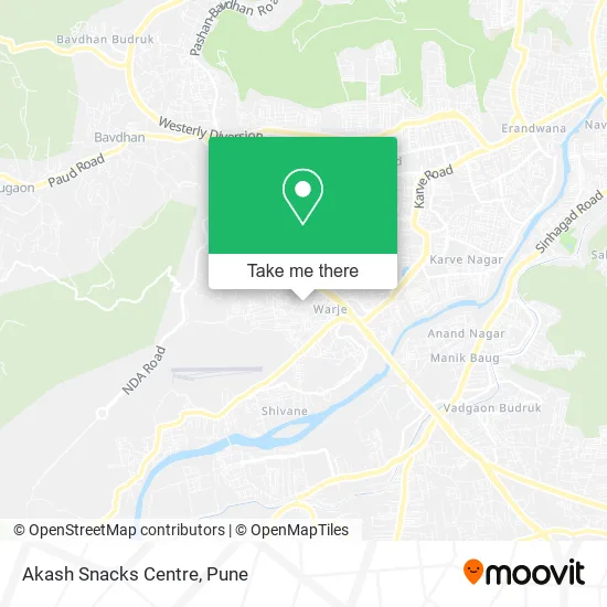 Akash Snacks Centre map