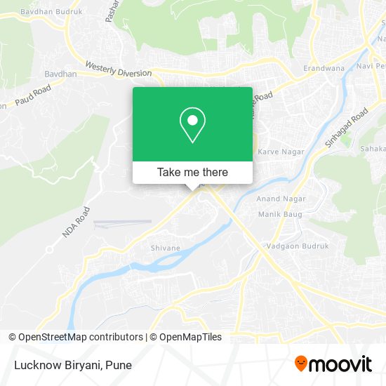 Lucknow Biryani map