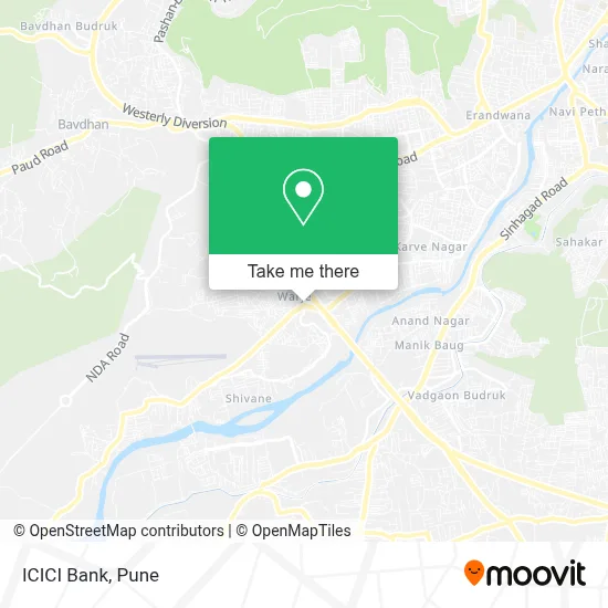 ICICI Bank map