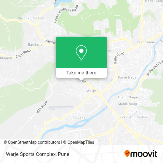 Warje Sports Complex map