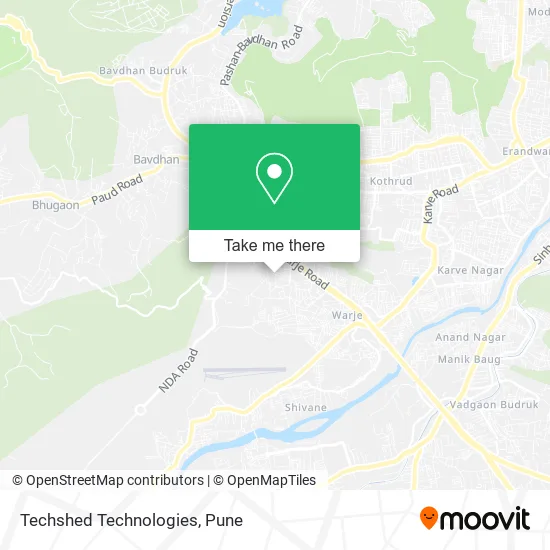 Techshed Technologies map