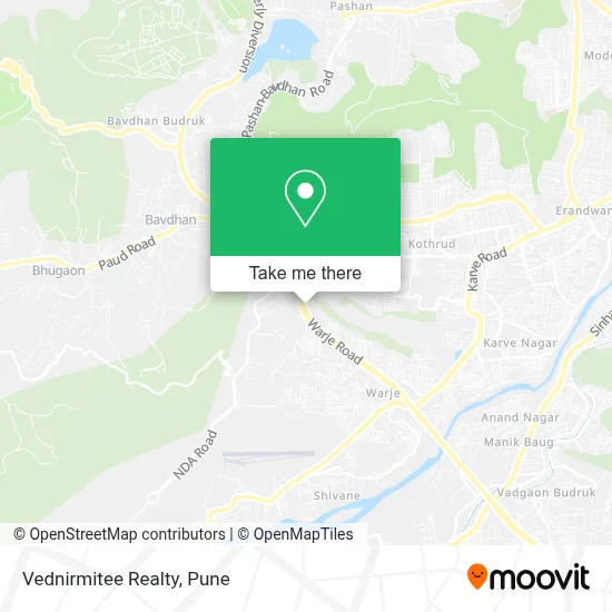 Vednirmitee Realty map