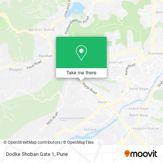 Dodke Shoban Gate 1 map