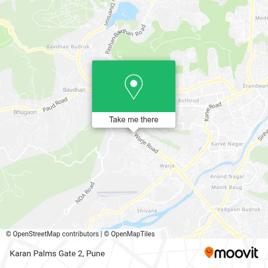 Karan Palms Gate 2 map