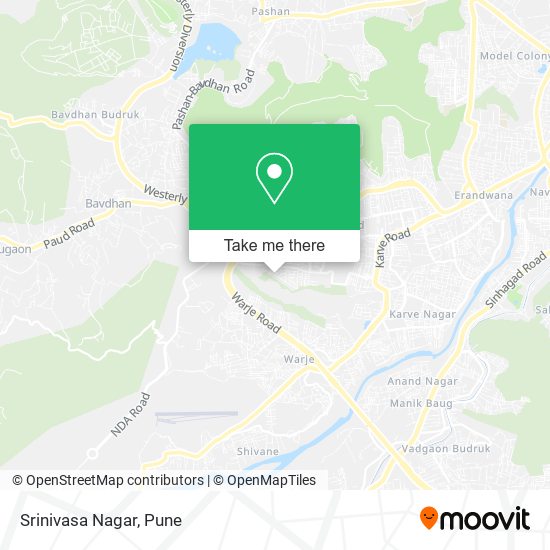 Srinivasa Nagar map