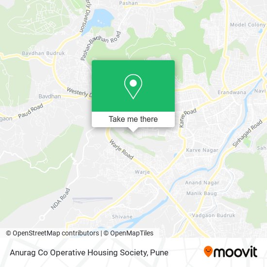 Anurag Co Operative Housing Society map