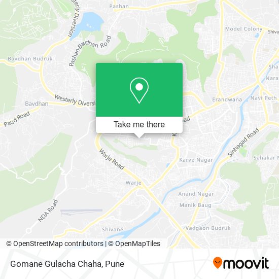 Gomane Gulacha Chaha map