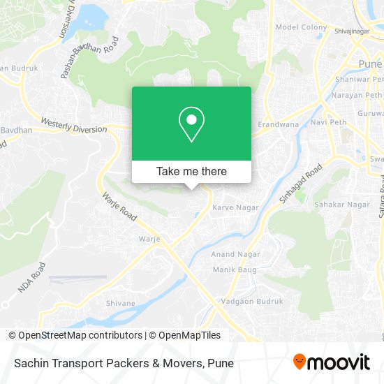 Sachin Transport Packers & Movers map