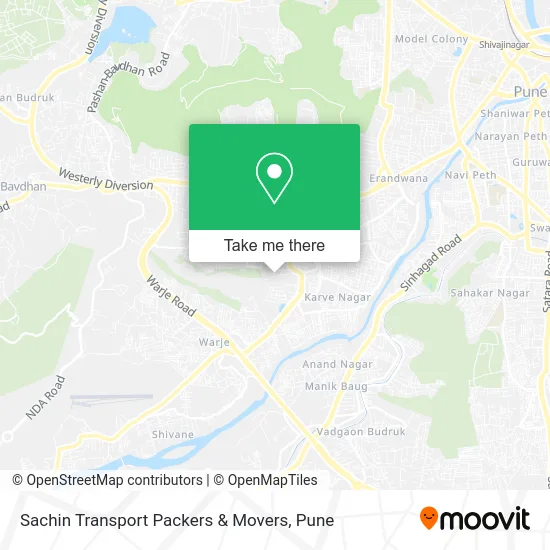 Sachin Transport Packers & Movers map