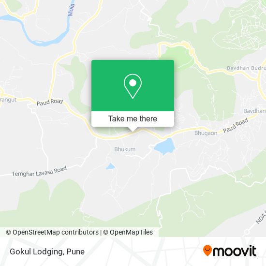 Gokul Lodging map