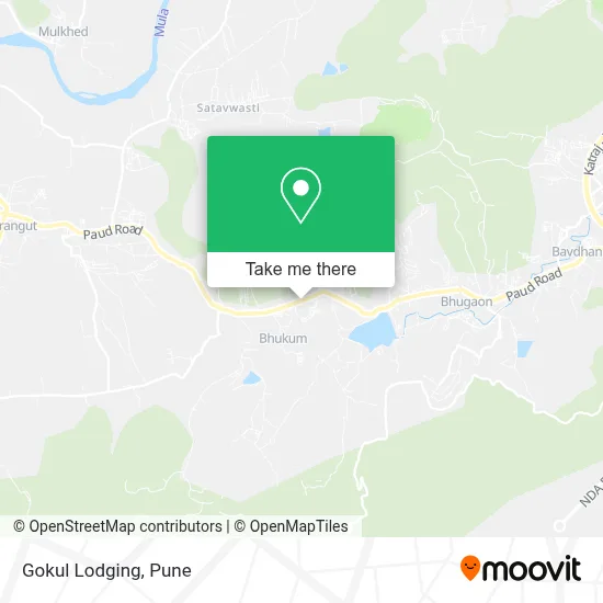 Gokul Lodging map