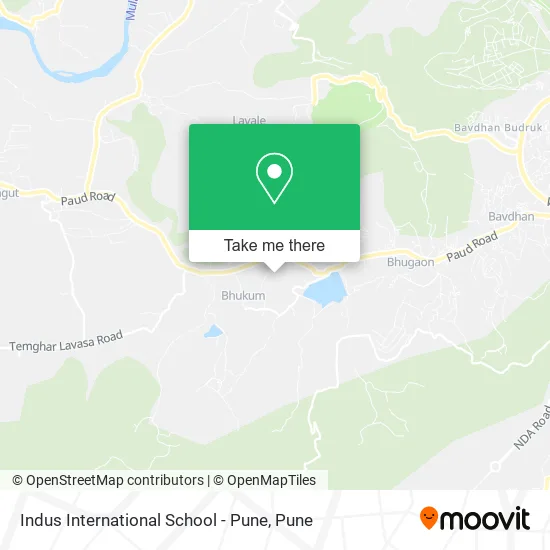 Indus International School - Pune map
