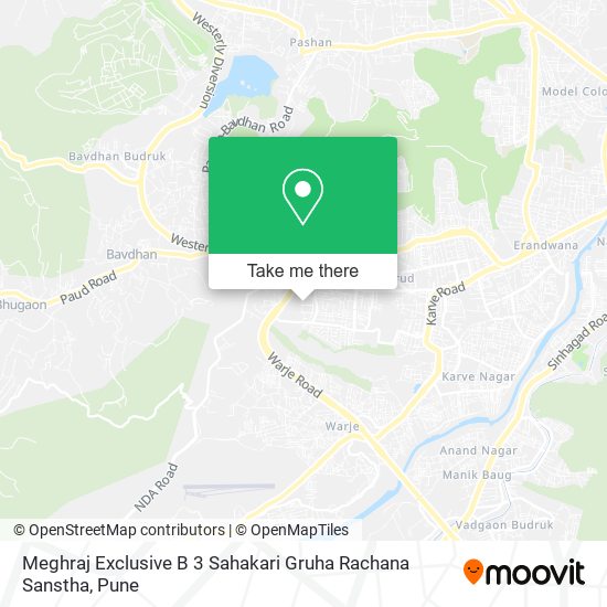 Meghraj Exclusive B 3 Sahakari Gruha Rachana Sanstha map