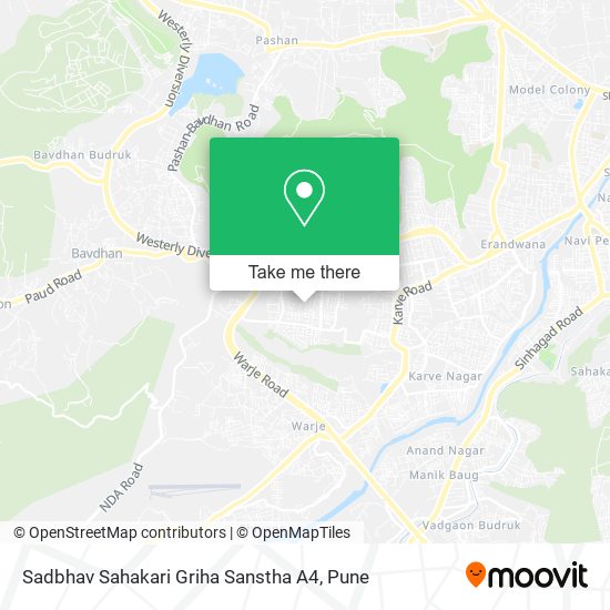 Sadbhav Sahakari Griha Sanstha A4 map