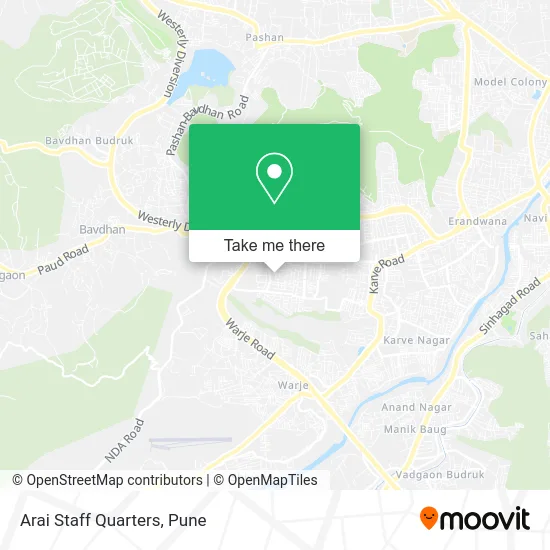 Arai Staff Quarters map