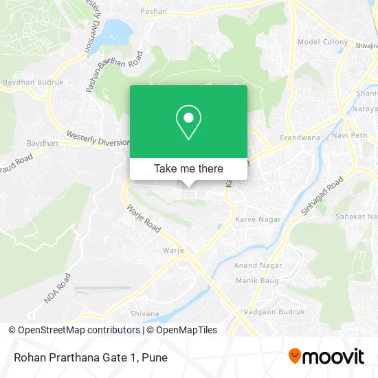 Rohan Prarthana Gate 1 map