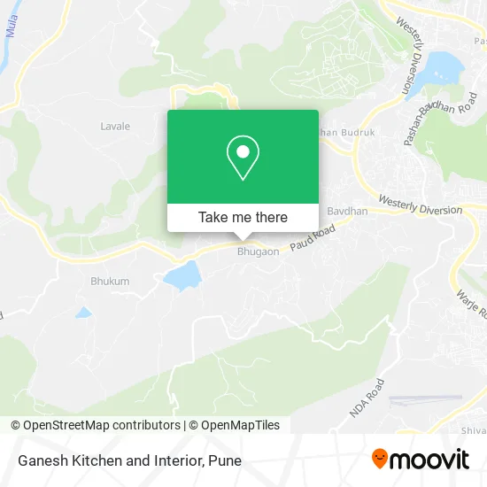Ganesh Kitchen and Interior map