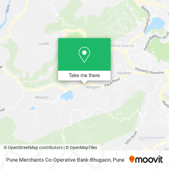Pune Merchants Co-Operative Bank-Bhugaon map