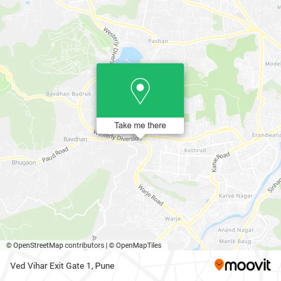 Ved Vihar Exit Gate 1 map