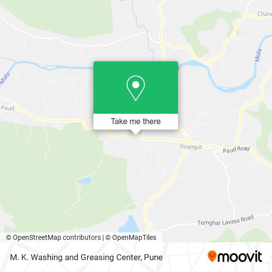 M. K. Washing and Greasing Center map