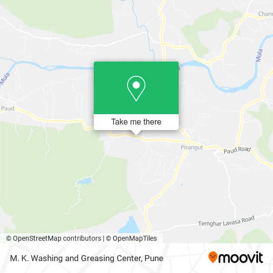 M. K. Washing and Greasing Center map