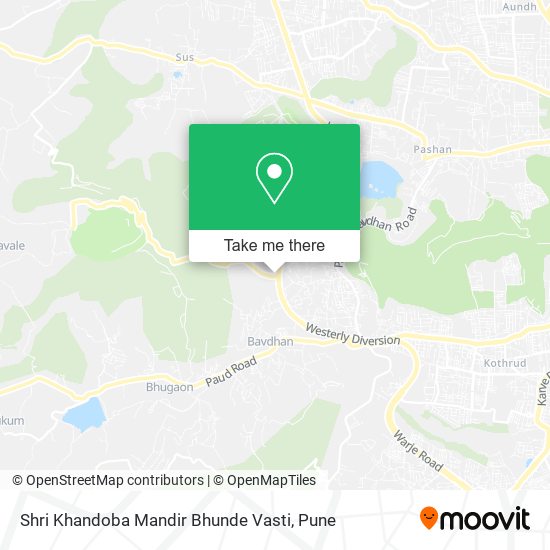 Shri Khandoba Mandir Bhunde Vasti map