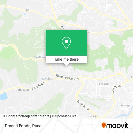 Prasad Foods map