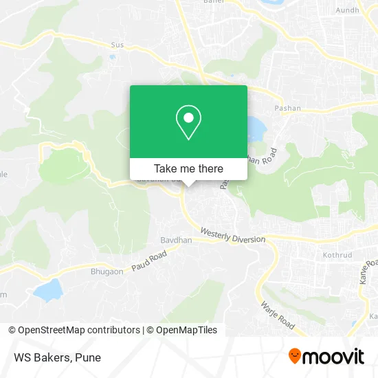 WS Bakers map