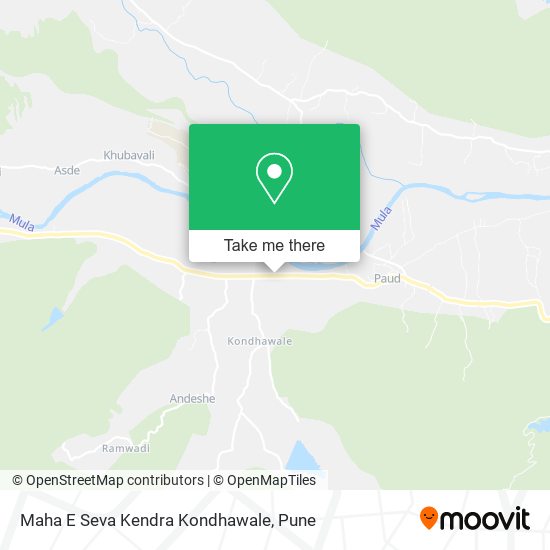 Maha E Seva Kendra Kondhawale map