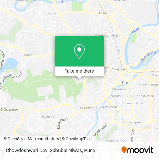 Chowdeshwari Devi Sabubai Niwas map