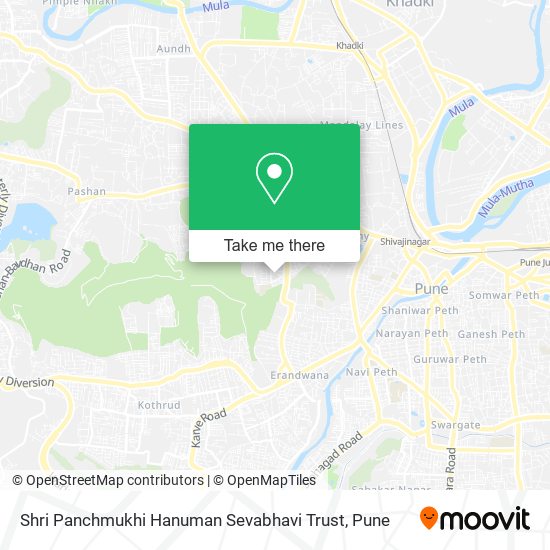 Shri Panchmukhi Hanuman Sevabhavi Trust map