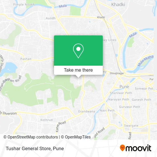 Tushar General Store map