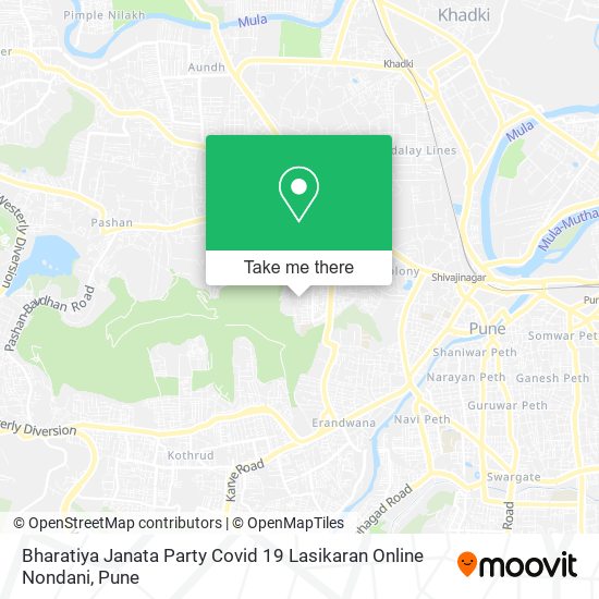 Bharatiya Janata Party Covid 19 Lasikaran Online Nondani map