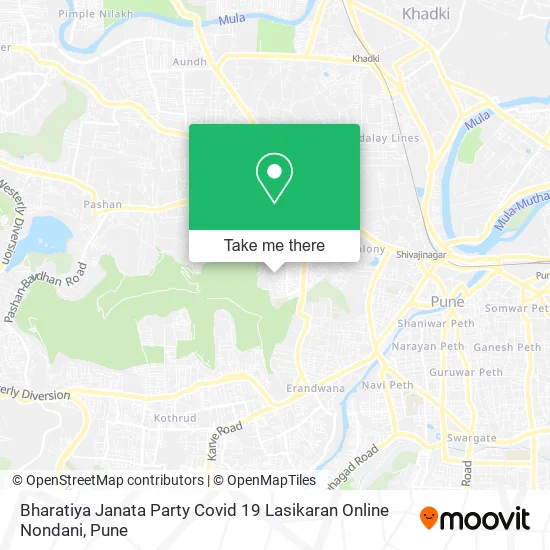 Bharatiya Janata Party Covid 19 Lasikaran Online Nondani map