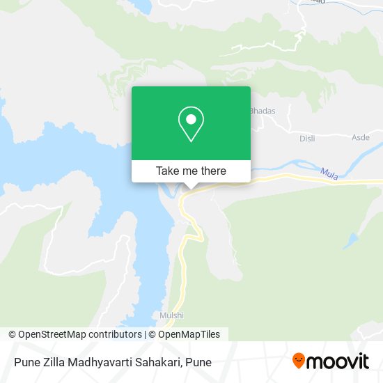 Pune Zilla Madhyavarti Sahakari map
