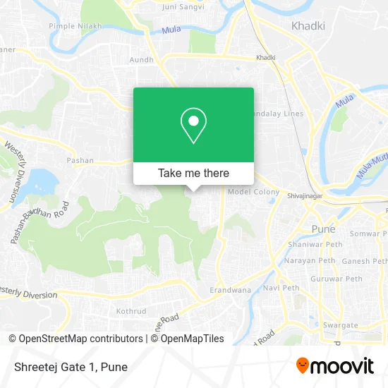 Shreetej Gate 1 map