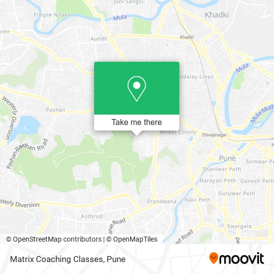 Matrix Coaching Classes map