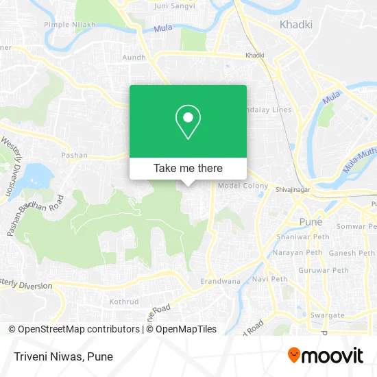 Triveni Niwas map