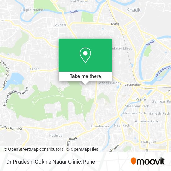 Dr Pradeshi Gokhle Nagar Clinic map