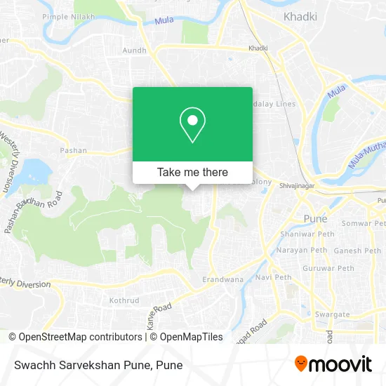 Swachh Sarvekshan Pune map