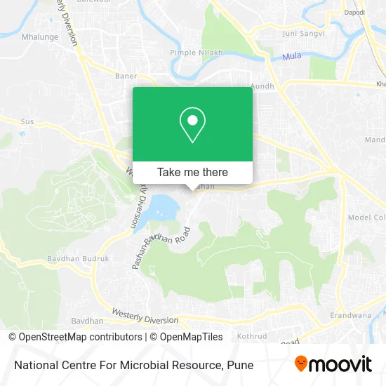 National Centre For Microbial Resource map