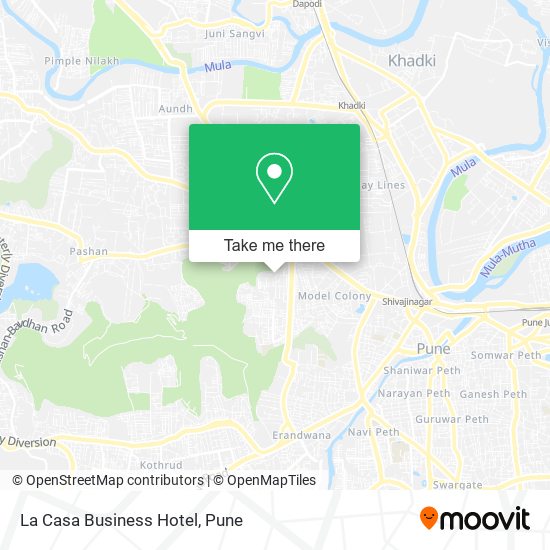 La Casa Business Hotel map