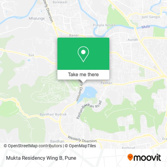 Mukta Residency Wing B map