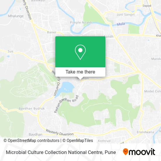 Microbial Culture Collection National Centre map